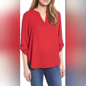 DR2 Scarlet Red Blouse